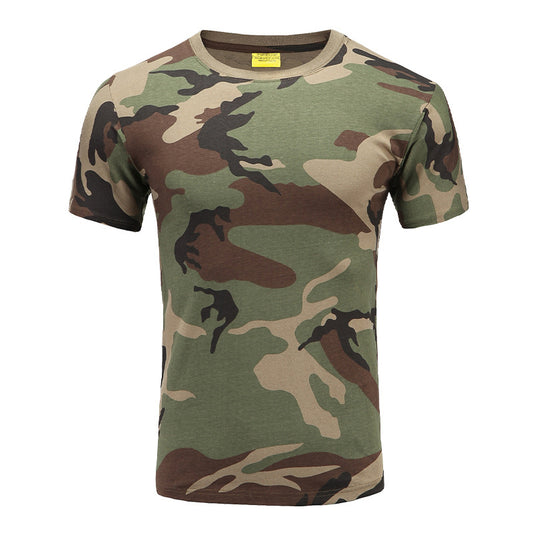 Camouflage Short-sleeved Men's Quick-drying Tactical T-shirts