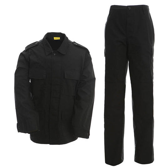 Men's Training Combat Tactical Suit With Stand Collar Long Sleeves