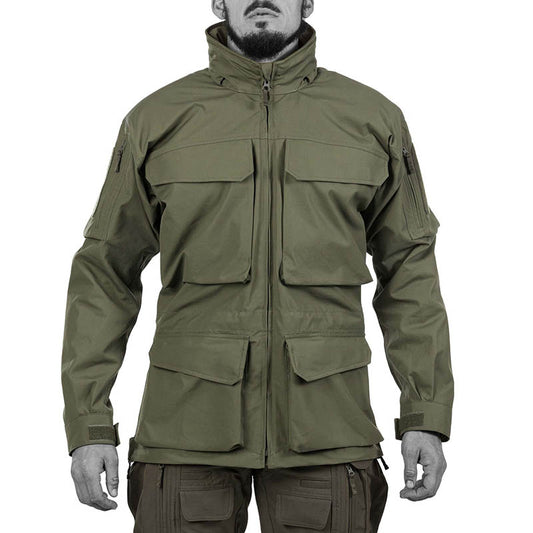 Kitanica Army Green Big Pockets Bomber Jacket M2 Parka Men Tactical Hoodie Coats