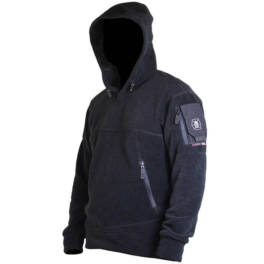 Sudadera con capucha de vellón polar en cuatro colores