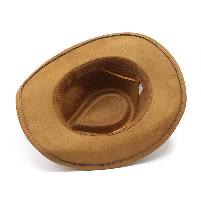 Unisex Western Cowboy Outdoor Wool Suede Hat