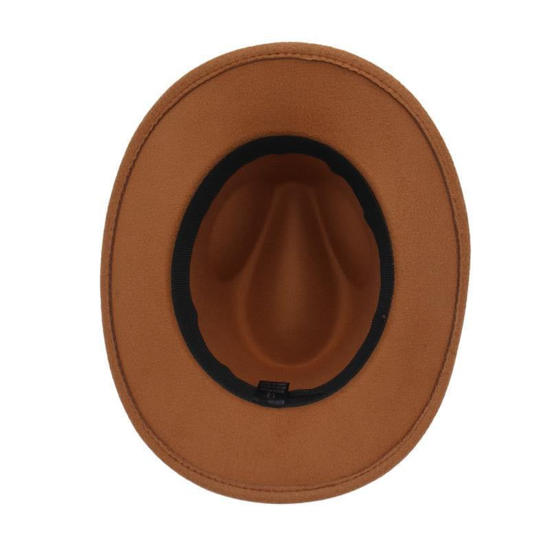Unisex Western Cowboy Outdoor Felt Hat Sun Hat