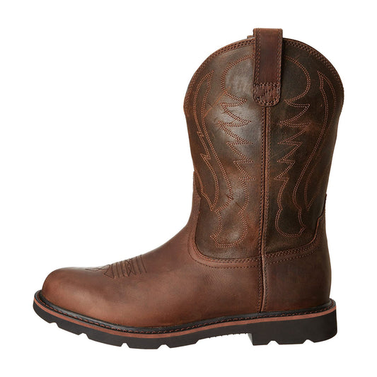 Men's Western Cowboy Embroidery Tree Camouflage Boots