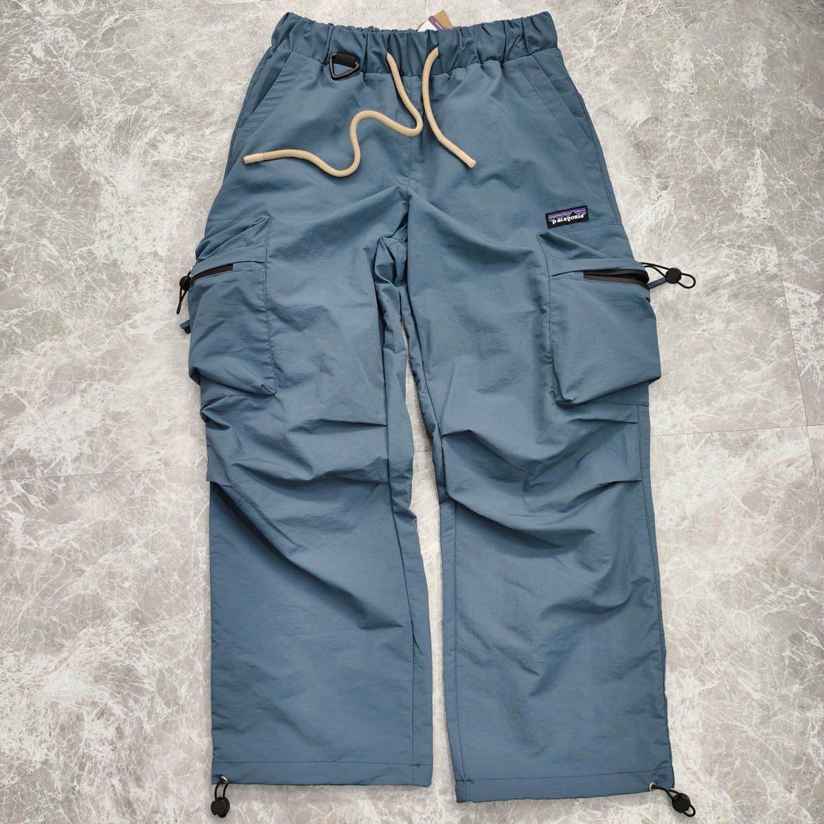 outdoor outdoor assault pants waterproof breathable wear-resistant drawstring pleated paratrooper pants woven plaid fabric