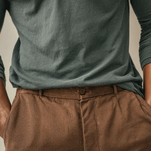 Corduroy Stylish Men's Casual Trousers With Comfortable Fit And Versatile Design