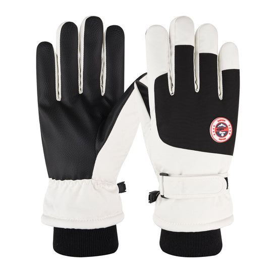 Skiing Outdoor Sports With Velvet Cold And Waterproof Resistant Gloves