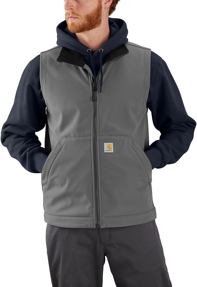 Carhartt mens Rain Defender_ Relaxed Fit Softshell Vest
