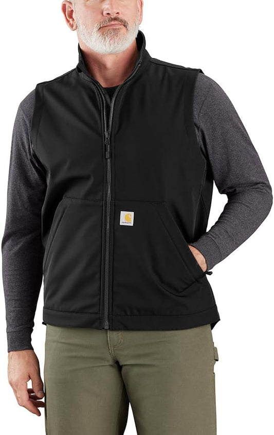 Carhartt mens Rain Defender_ Relaxed Fit Softshell Vest