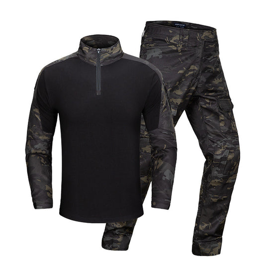Formation de camouflage à manches longues Sutis tactiques de grenouille tactique pour hommes
