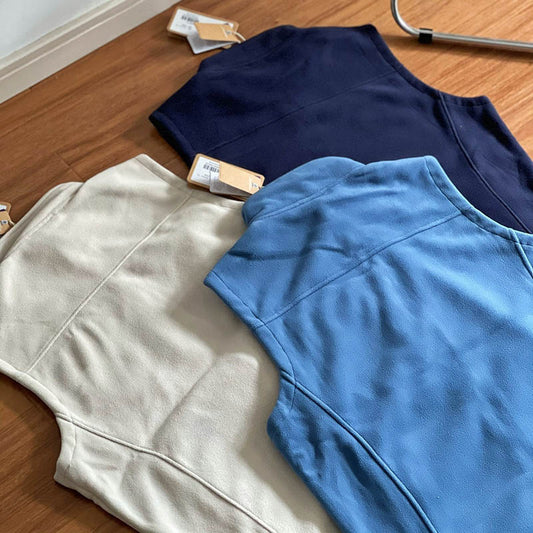 Mens Better Sweater Vest Autumn and Winter Warm Polar Fleece Vest