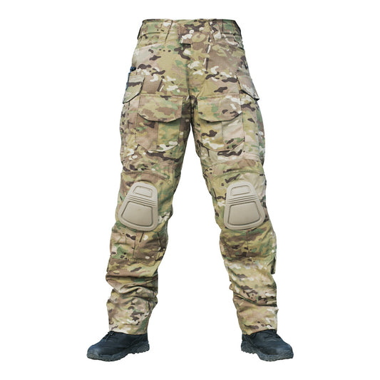 Herrenhosen Outdoor -Kampfhosen Tarnung mit Kneepad G3v2