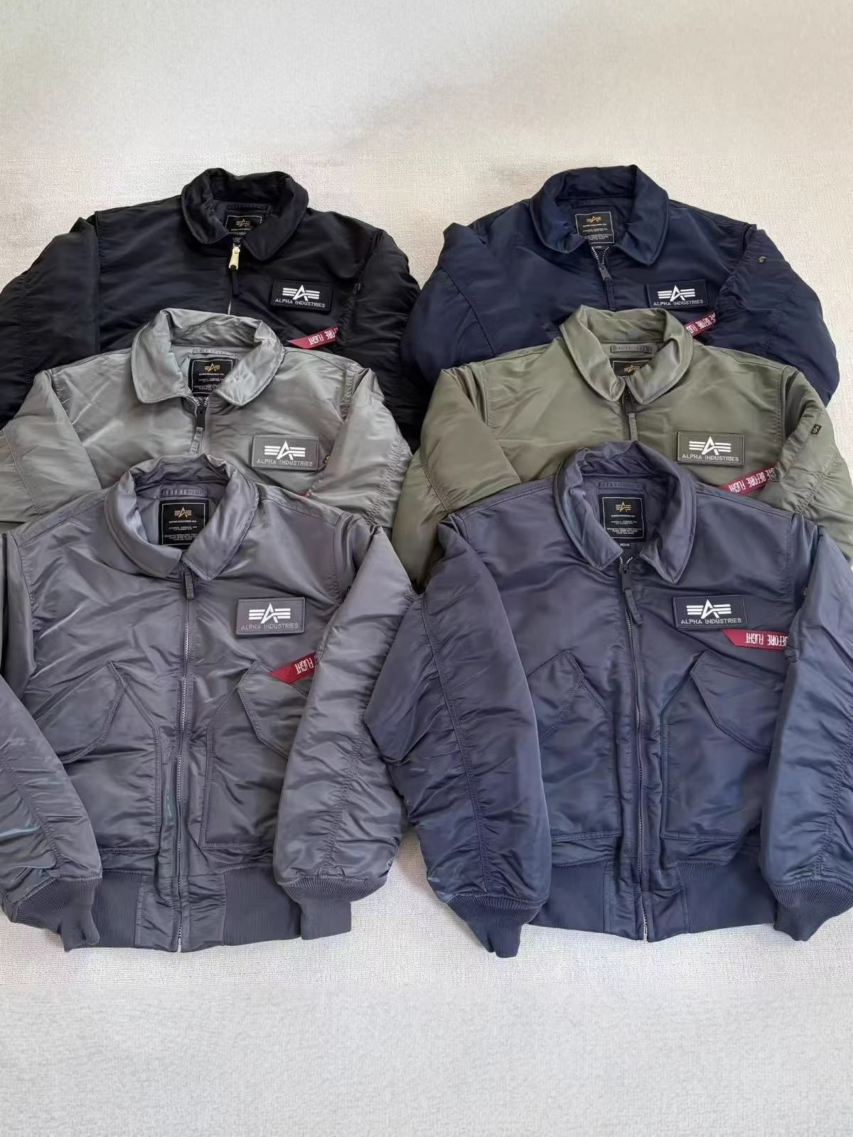 Alpha Industries CWU 45P Jacket, Military-Style Flight Jacket, Casual Jacket for Men