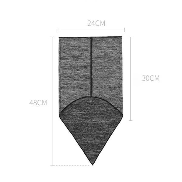 Clearance Grey Riding Elasticity Upf 50 Half Face Cover (GDXTJ06)