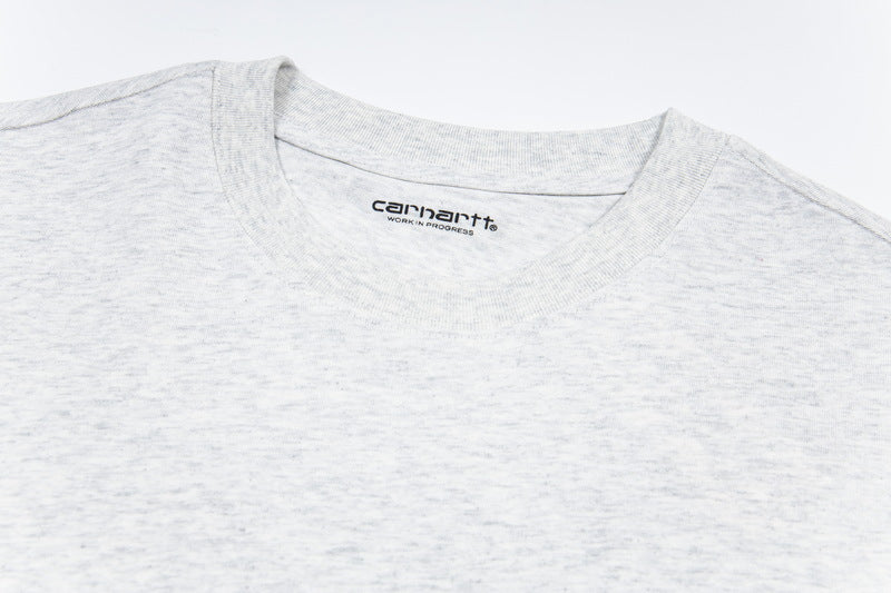Carhartt Style Workwear T Shirt 100 Cotton Heavyweight Unisex Comfortable Streetwear Short Sleeve Top