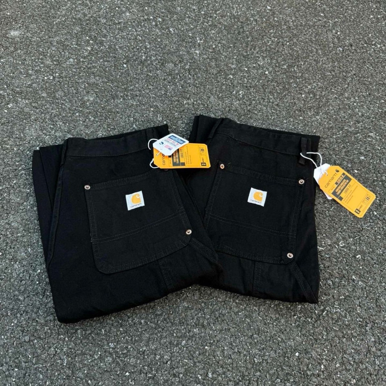 Carhartt Carpenter Jeans Japanese Workwear Style Straight Leg Denim Pants for Men and Women