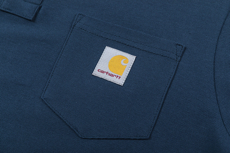 Classic Workwear Carhartt T Shirt Heavyweight Cotton Breathable Unisex Street Fashion Short Sleeve Tee