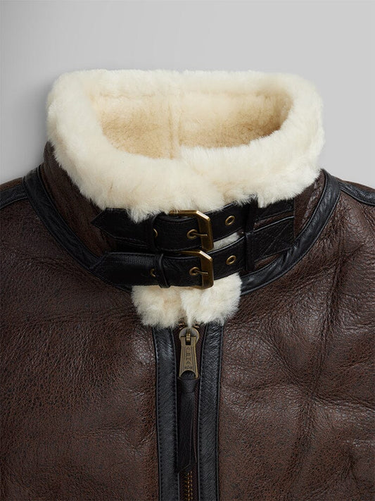 B-3 SHERPA LEATHER JACKET