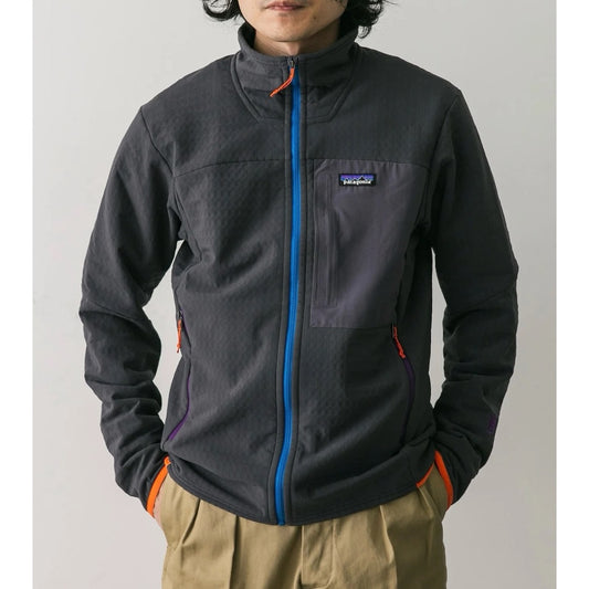 outdoor Men's R2 TechFace Fleece Jacket Cold-weather Crosslayer, Warmth and Breathability R2 Fleece Coat