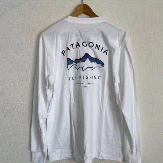 outdoor Mens Long-Sleeved Capilene Cool Daily Graphic Shirt Fly Fishing outdoor Tshirt