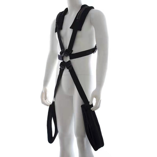 Backpack Style Truss Up Waist Belts Thigh Cuffs Bondage Gear