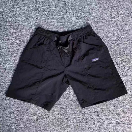 outdoor Men's Outdoor Shorts Baggies Solid Color Outdoor Beach Shorts