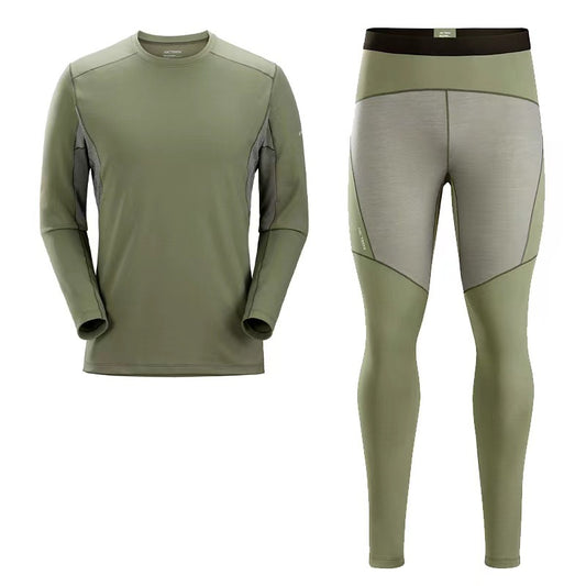 Thicken Men's Thermal Underwear Sets for Hiking Skiing