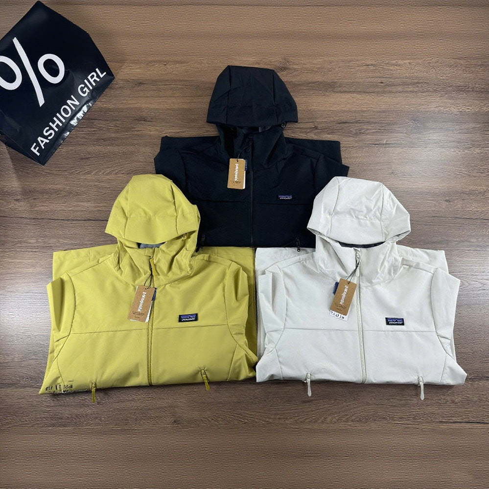 outdoor Soft Shell Outdoor Windproof Waterproof Jacket, Hooded Jacket