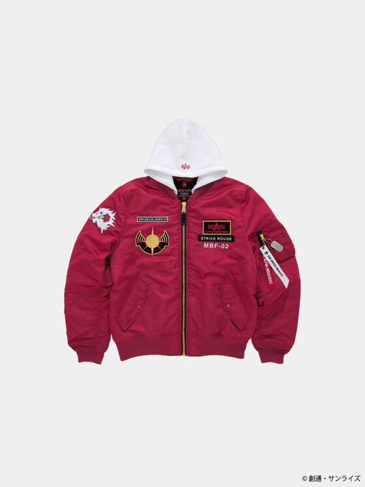 STRICT-G GUNDAM X ALPHA X CAGALLI YULA ATHHA MA-1 BOMBER JACKET