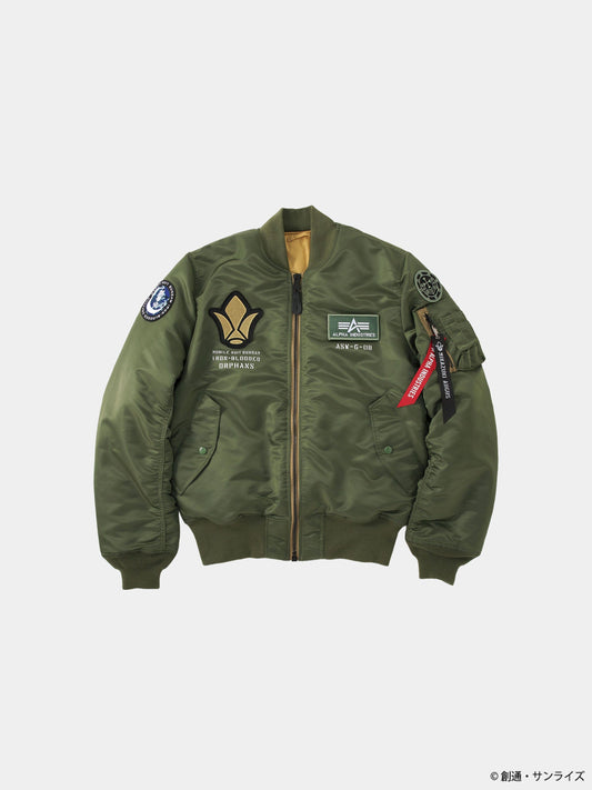 STRICT-G GUNDAM X ALPHA X MIKAZUKI AUGUS MA-1 BOMBER JACKET