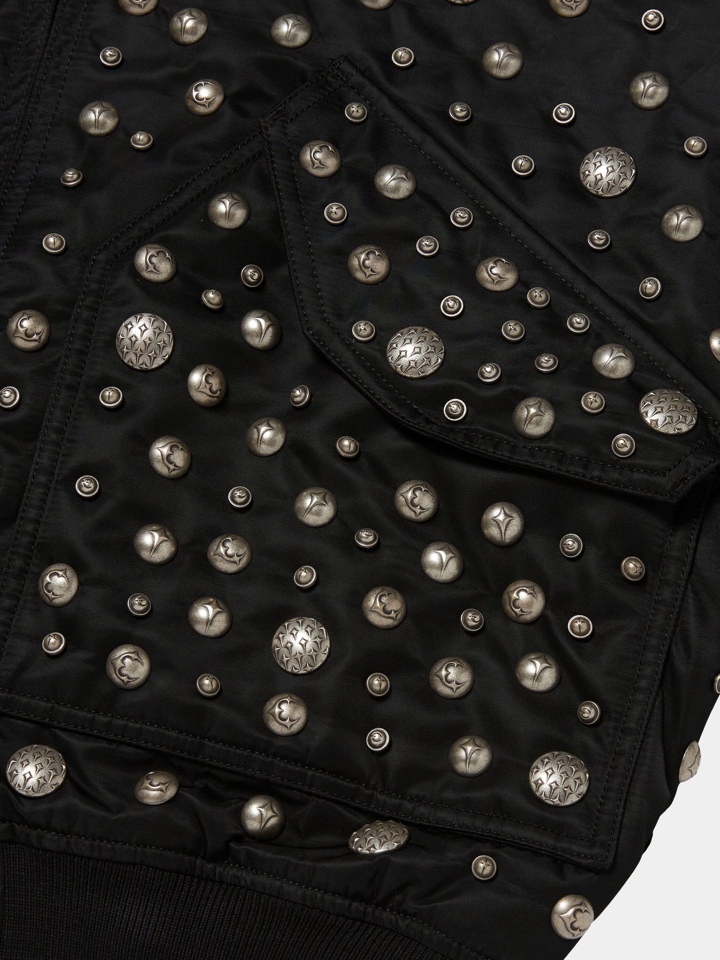 THUG CLUB X ALPHA CWU 45/P ALL OVER RIVET JACKET