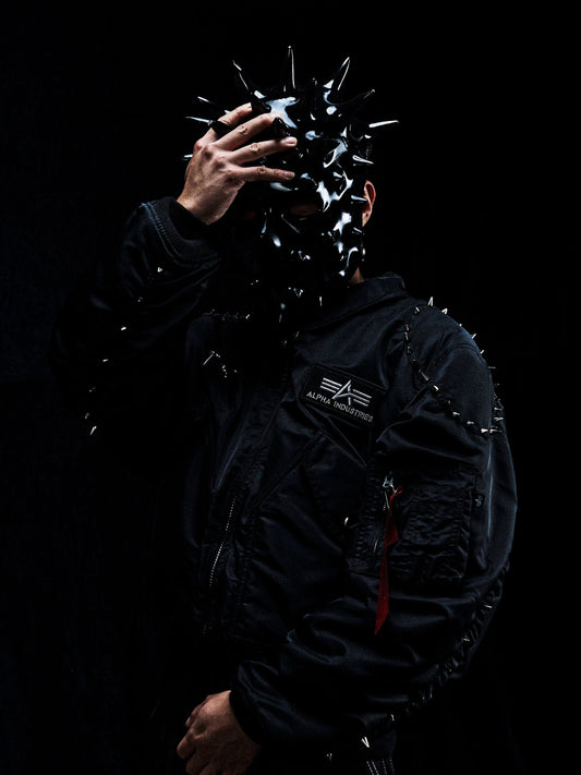 THUG CLUB X ALPHA CWU 45/P STUDDED JACKET