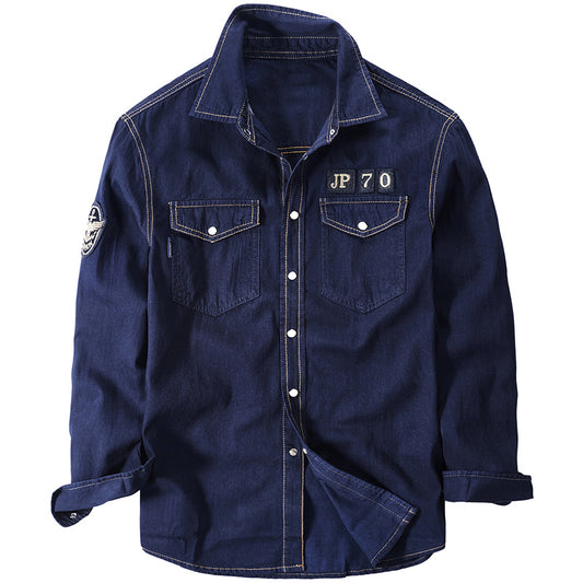 Mode Cowboy harter Kerl Männerhemd