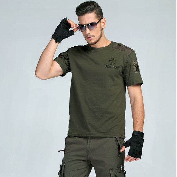 101 Airborne Division Special Forces Tactical Short Sleeve Men's T-shirt - KINGEOUS