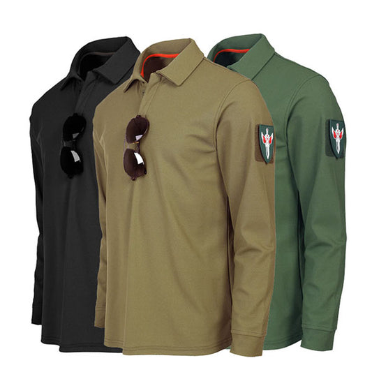 تي شيرت رجالي بأكمام طويلة يمتص العرق