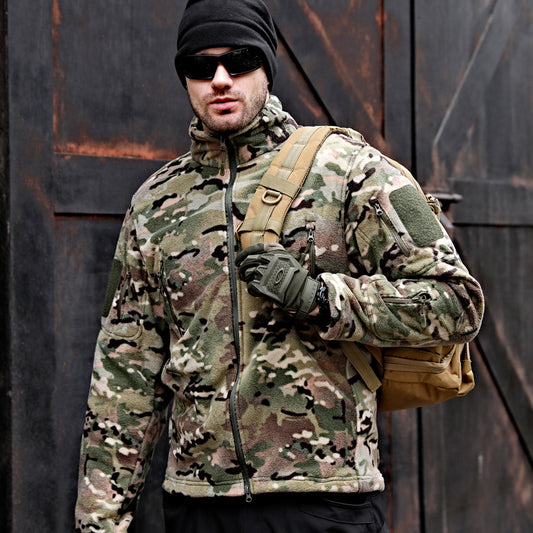 TAD Soft Shell Fleece Thicken Warm Men's Tactical Jacket