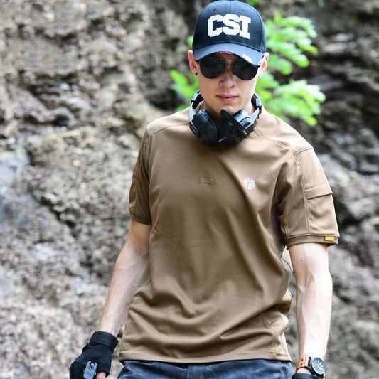 Summer Round Neck Quick-drying Training Men's T-shirt