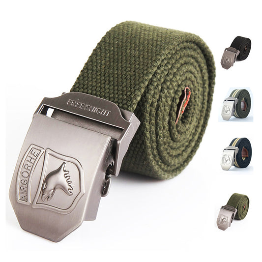 Add Thicken Canvas Belt for Men - KINGEOUS