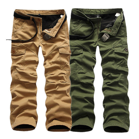 Winter Double Layer Thick Baggy Cotton Outdoor Men's Pants