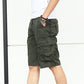Summer Outdoor Pure Cotton Washed Multi-Pocket Men's Shorts