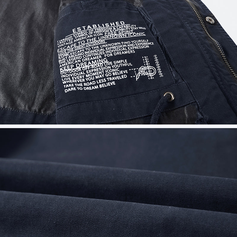 Windschutz im Freien im Freien stehen für Herrenjacke