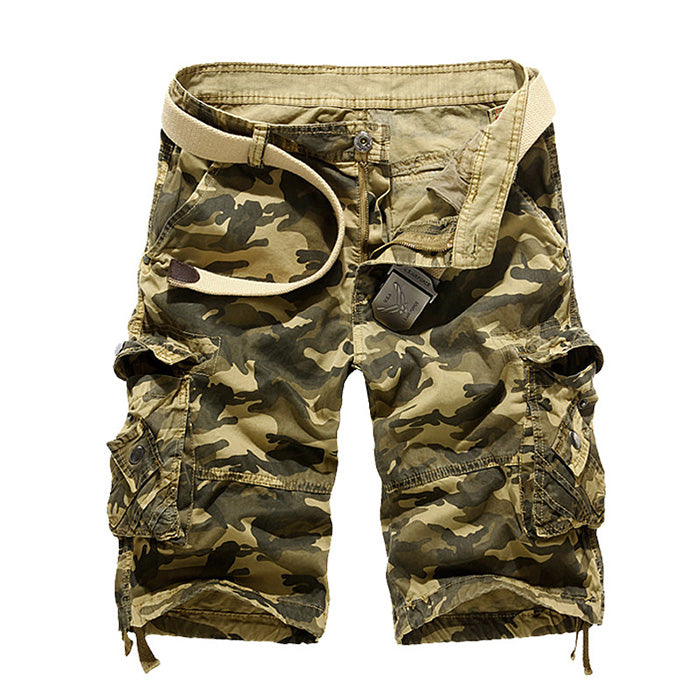 Leisure Camo Multi-Pocket Men's Shorts