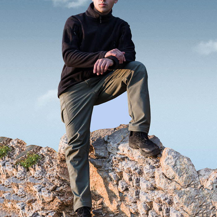Fleece im Freien warme winddichte Männerhosen im Freien
