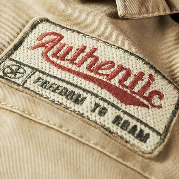 Outdoor Cotton Hooded Mid-length Men's Jacket