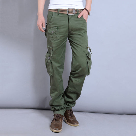 Casual Outdoor Pocket Solid Color Men Pants