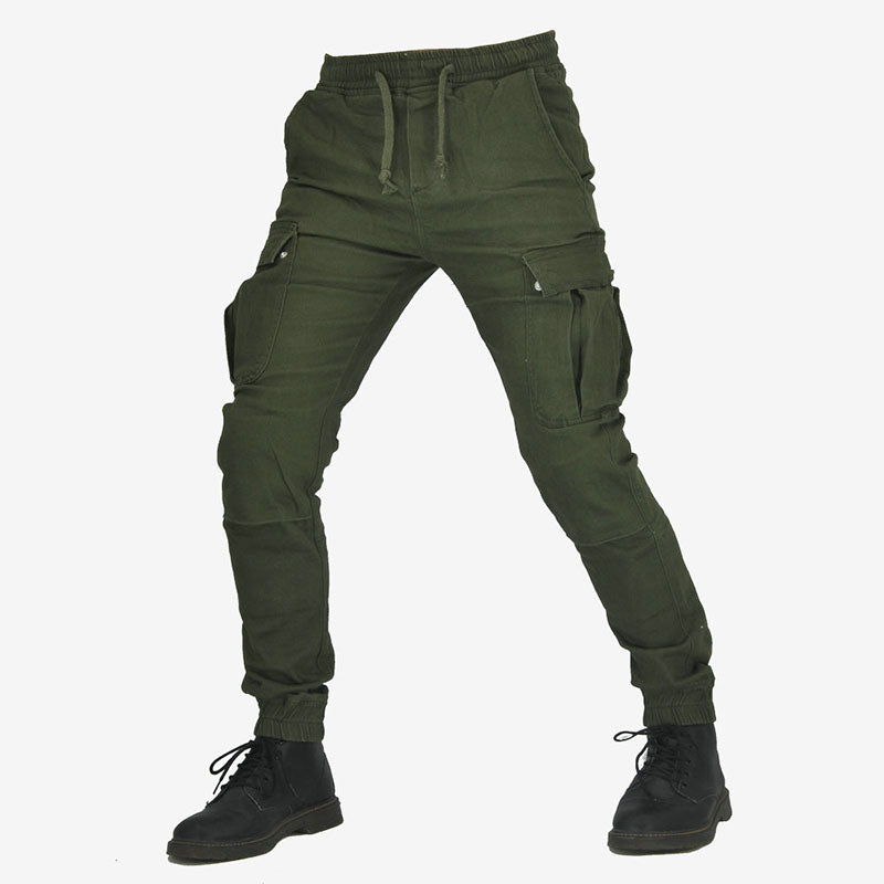 Outdoor Casual Multi-pocket Motorcycle Riding Men's Pants