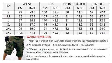 Casual Multi-pocket Sport Outdoor Mens Cargo Shorts - KINGEOUS