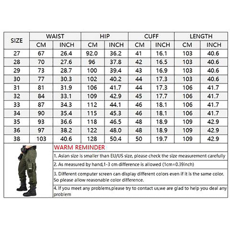 Big Pocket Cotton Men's Cargo Pants