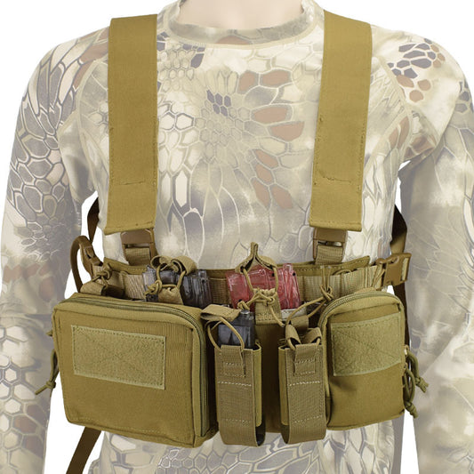 Lightweight 1000D Camouflage Chest Hanging Multifunctional Vest