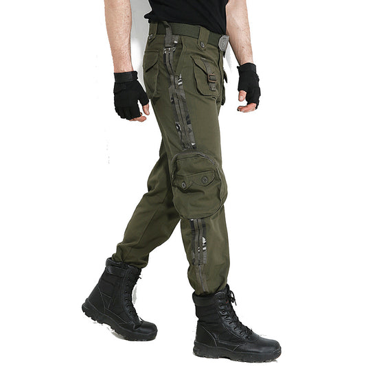 Casual Pockets Design Cargo Men's Pants - KINGEOUS