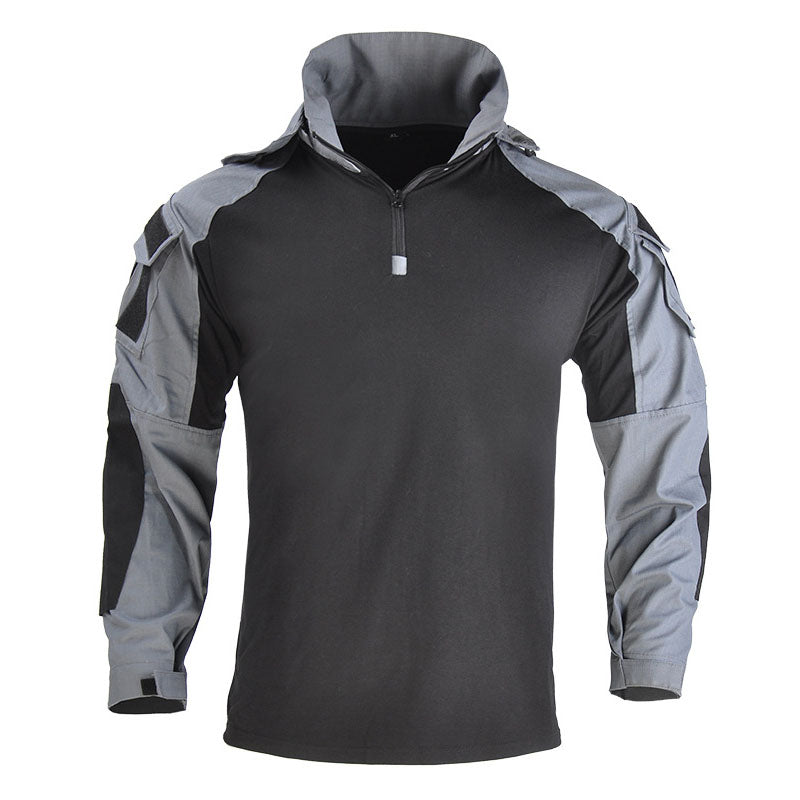 Outdoor Cool Hooded Long Sleeve Men's T-shirt